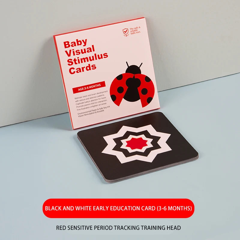 Baby Visual Stimulation Cards Sensory Toy Parent-child Interaction Learning Educational Toy For Newborn Baby Gift