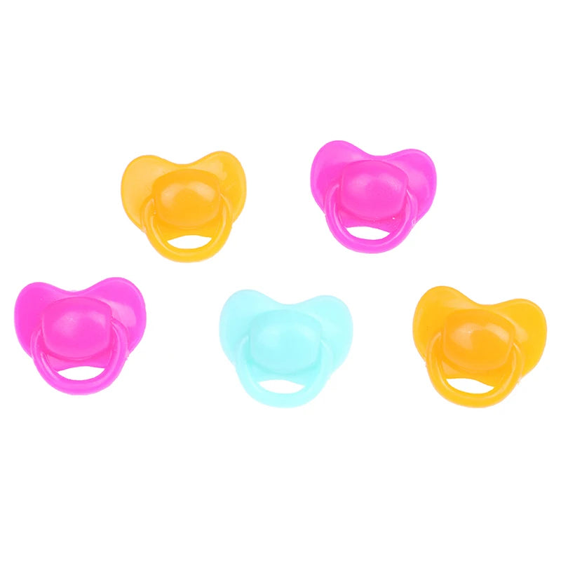 Lovely Mini Doll Pacifier Play House Supplies Dummy Nipples For OB11 BJD Doll Baby Dolls Kids Toy Baby Pacifier Accessories