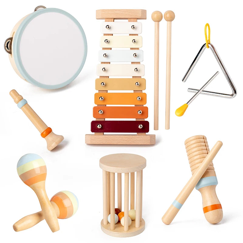 Baby Handheld Bell, Ringing Instrument, Early Childhood Education, Soothing Bed Bell, Wooden Gripping, Chewing Toy baby gift