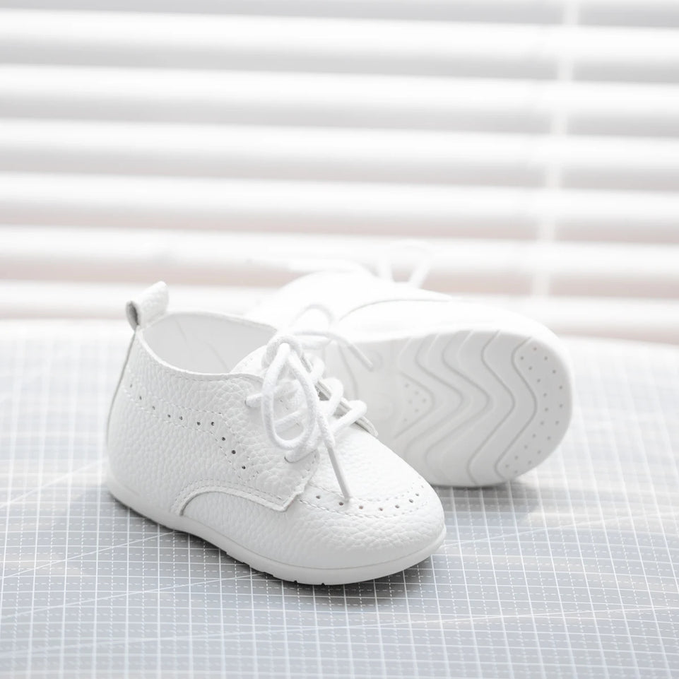 Classic Lace-up Baby Shoes Spring Boy and Girl British Style Baby Shoes Multi-color Baby Rubber Soles Non-slip Walking Shoes