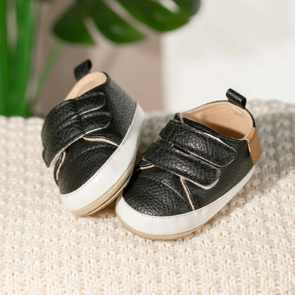 Newborn Baby Non-slip Toddler Shoes Boys Girls Baby Casual Foreign Fashion Baby Shoes Rubber Soft Bottom Shallow Baby Shoes