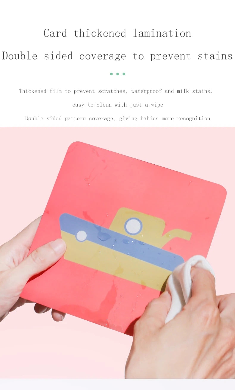 Baby Visual Stimulation Cards Sensory Toy Parent-child Interaction Learning Educational Toy For Newborn Baby Gift