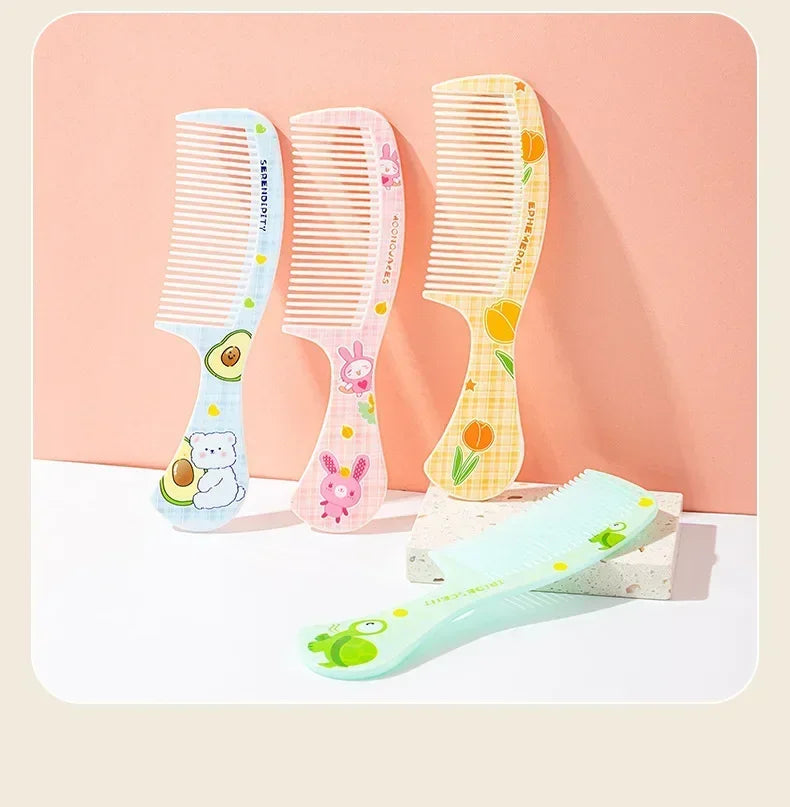 New Portable Untangling Hair Brush Health Care Tools Combs Kids Cute Rabbit Bear Children Hairbrush Comb for Girls Accessories