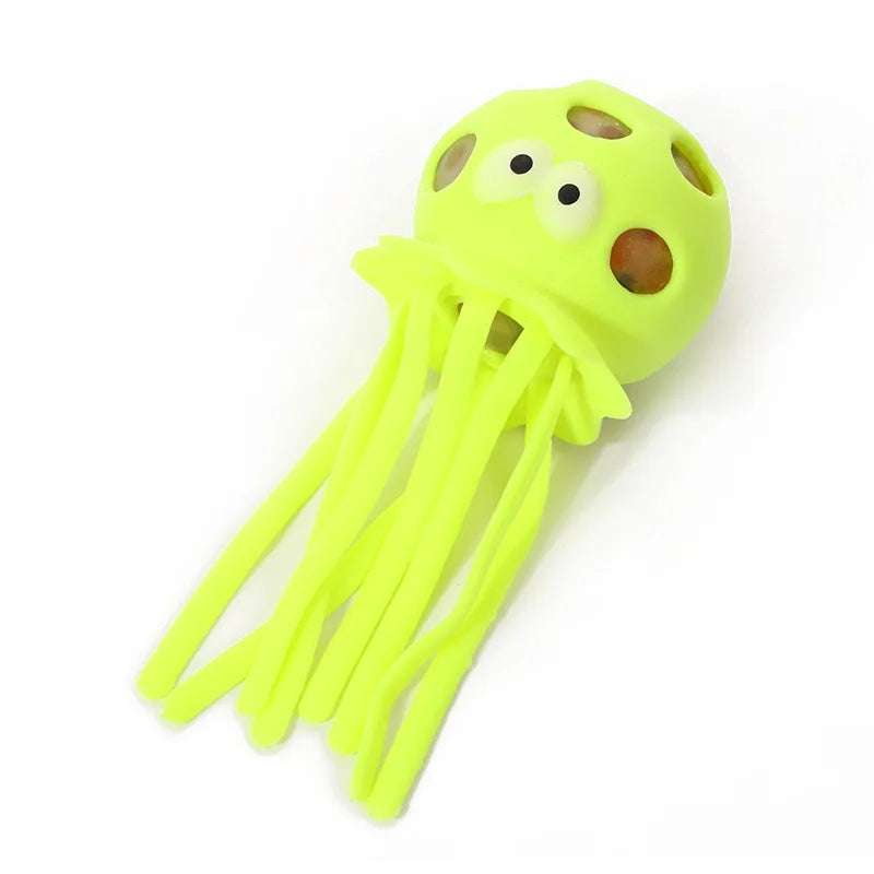 Summer Swimming Play Water Bathroom Toy Baby Bath Toys Sponge Water Absorbing Octopus Squeezing Stress Relief Toys for Children