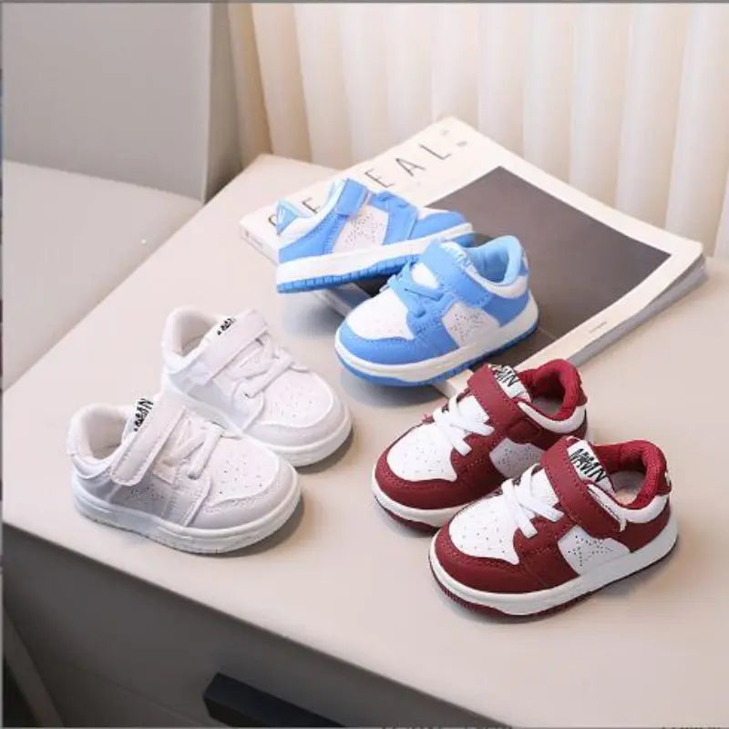 Autumn Children's Sports Shoes Boys' Casual Board Shoes Girls' Baby Shoes Fashionable Soft Soled Baby Shoes For Ages 1-6