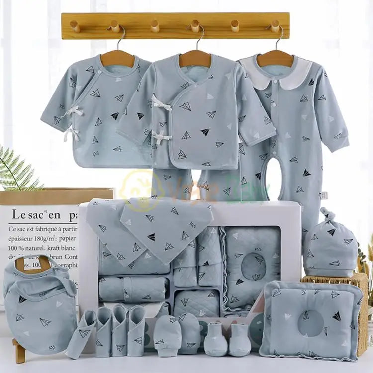 18/22 Pieces Newborn Clothes Baby Gift Pure Cotton Baby Set 0-6 Months Autumn And Winter Kids Clothes Suit Unisex Without Box