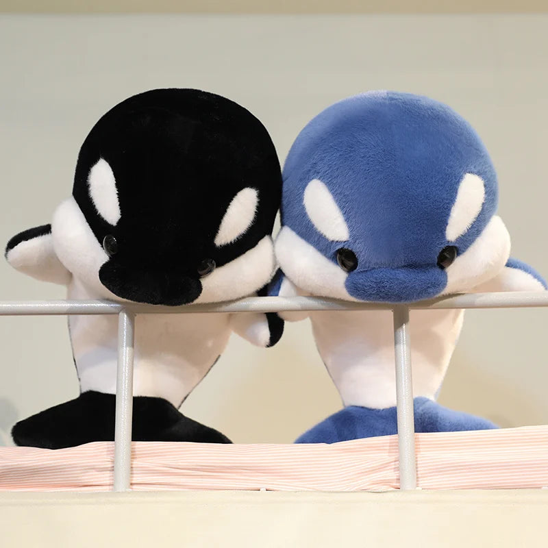 35/50cm Kawaii Killer Whale Plush Toys Stuffed Orcinus Orca Fish Doll Cute Shark Cartoon Soft Sleep Pillow Kids Girls Baby Gift