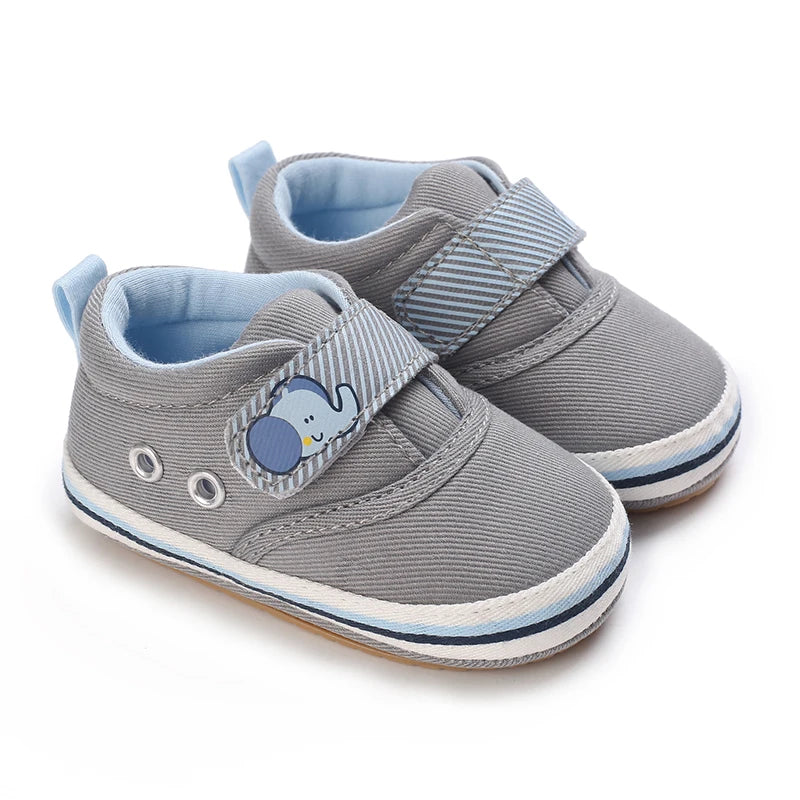 Newborn Baby Shoes Boys' Baby Casual Soft Sole Non slip PU Leather First Walking Shoe Crawling Baby Shoes 0-18 Months
