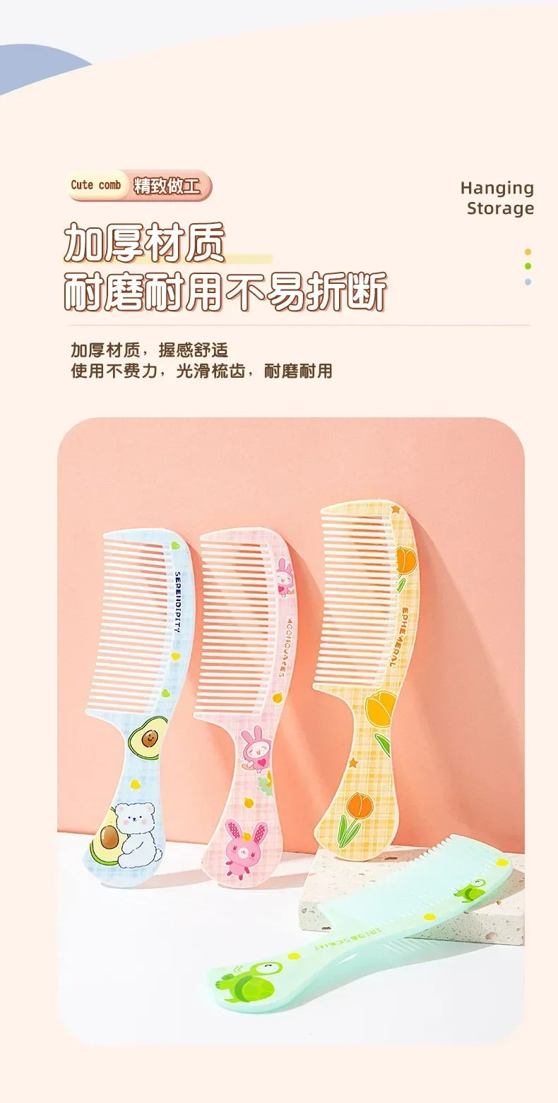 New Portable Untangling Hair Brush Health Care Tools Combs Kids Cute Rabbit Bear Children Hairbrush Comb for Girls Accessories