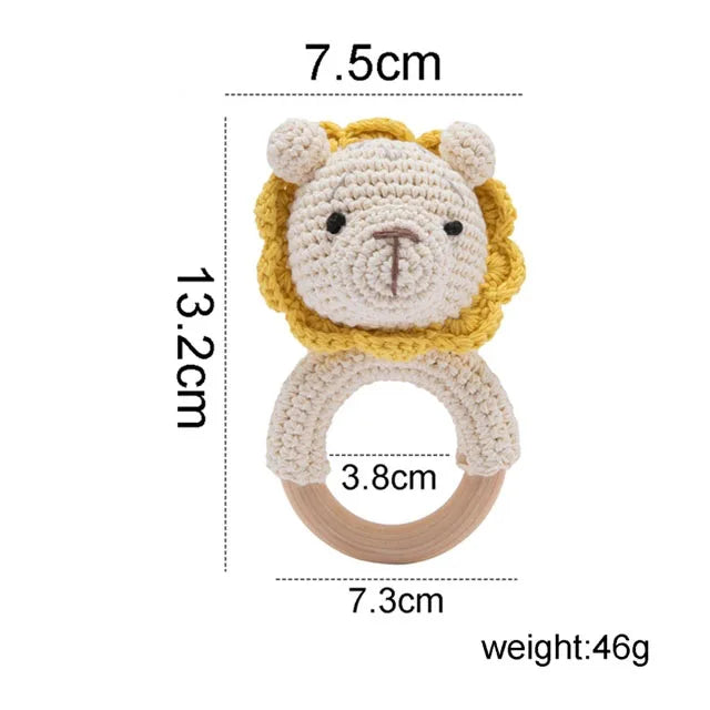 Handmade Rattan Rattles Educational Toys for Kids Crib Mobile Hand Bell Baby Accessories Infant Sensory Toy Baby Teether GIfts