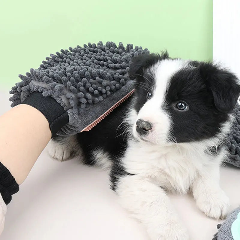1PC Dog Grooming Brushes Shedding Comb Gloves Double-Sided Cleaning Massage Glove Dog Hair Removal Glove Dog Hair Removes Glove