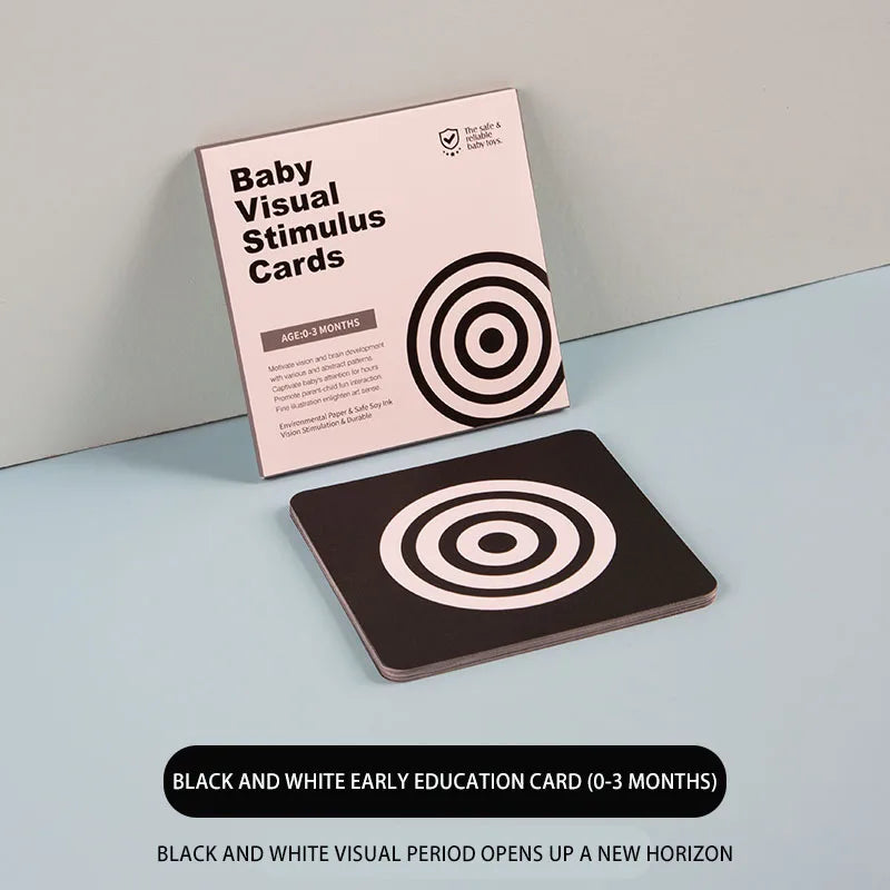 Baby Visual Stimulation Cards Sensory Toy Parent-child Interaction Learning Educational Toy For Newborn Baby Gift