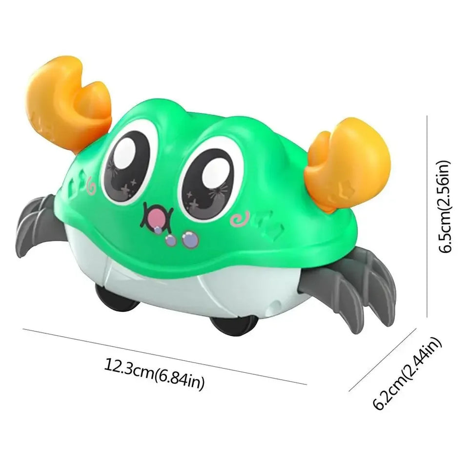 Crawling Crab Tummy Time Walking Dancing Toy Baby Sensory Toy Learning Crawl Gifts Double Force Walking Crawling Toys