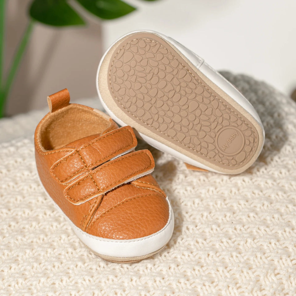 Newborn Baby Non-slip Toddler Shoes Boys Girls Baby Casual Foreign Fashion Baby Shoes Rubber Soft Bottom Shallow Baby Shoes