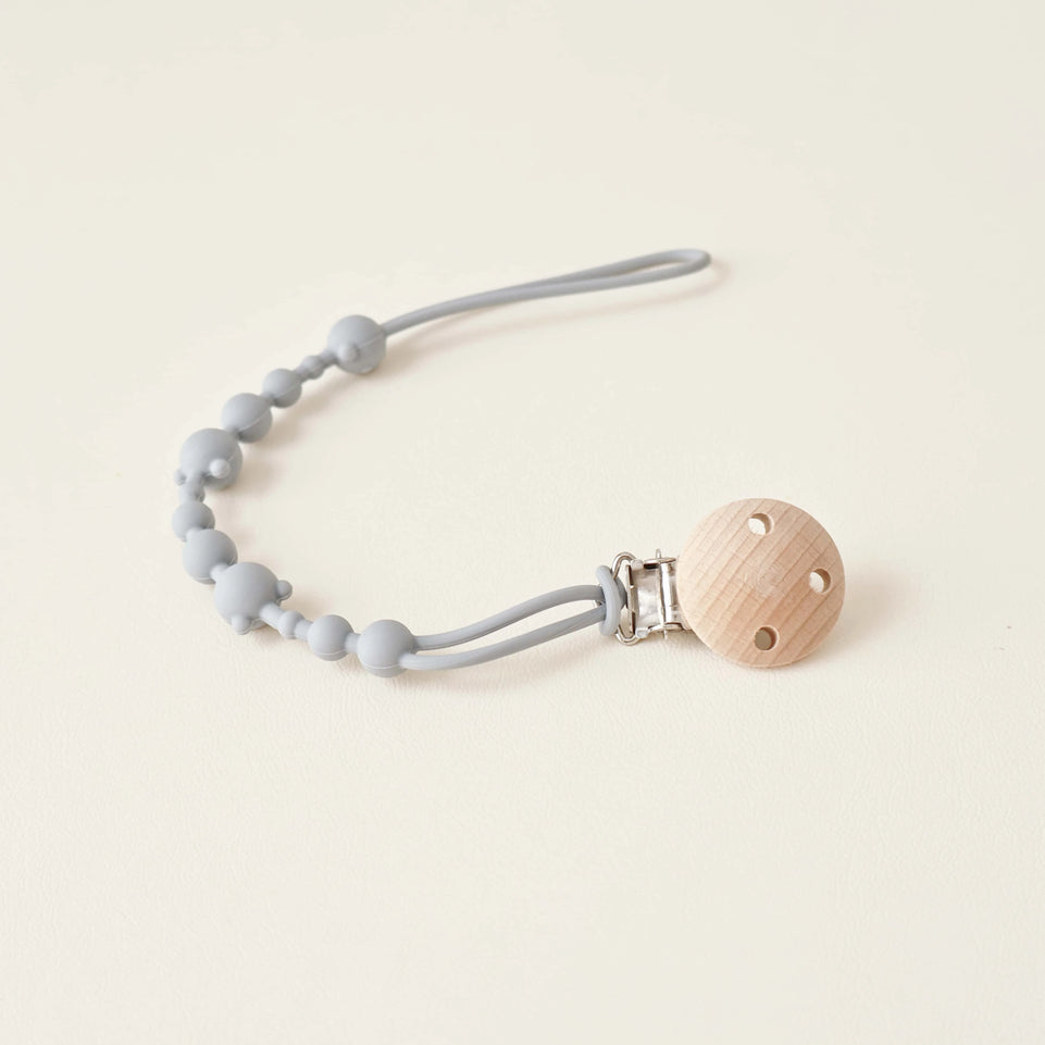 1/4PCS New Baby Gift Teether Chain BPA Free Silicone Baby Pacifier Clip Portable Nipple Holder Teether Toys Baby Accessories