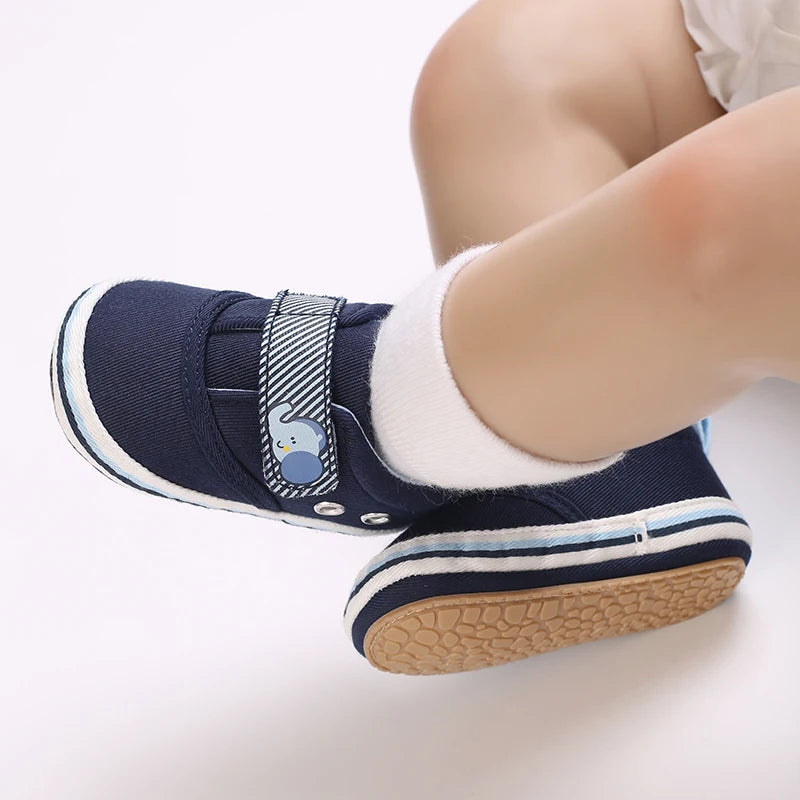 Newborn Baby Shoes Boys' Baby Casual Soft Sole Non slip PU Leather First Walking Shoe Crawling Baby Shoes 0-18 Months