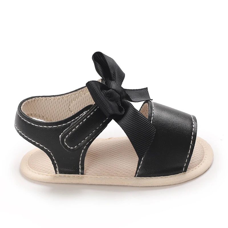 3-Color Girls Prewalker Baby Shoes Summer 0-18 Months Baby Shoes Soft Soles Breathable Sandal Toddlers