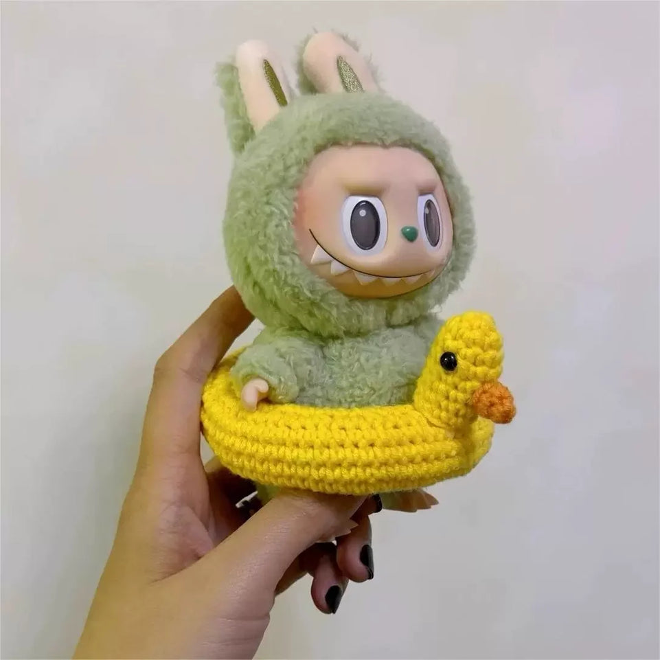 Labubu Clothing Summer Clothes Bikini Baby Clothes Glue Doll Pendant Potato Chip Clothes Replace Packaging Decoration