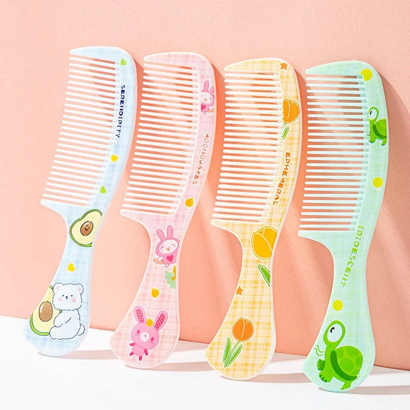 New Portable Untangling Hair Brush Health Care Tools Combs Kids Cute Rabbit Bear Children Hairbrush Comb for Girls Accessories