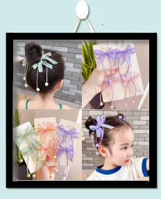2PCS Cute Star Flower Grape Princess Headwear Kids Elastic Hair Bands Cartoon Baby Headdress Children Ropes Girls Accessories
