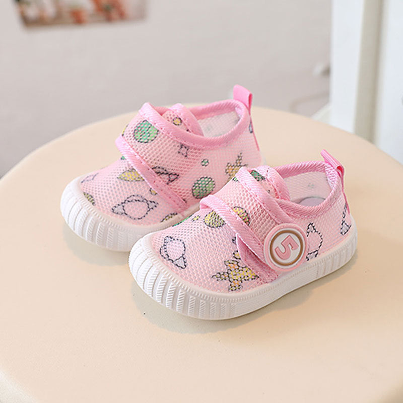 Sneakers Kids Baby Shoes Children's Mesh Walking Shoes 2023 New Male Baby Shoes Girls' Casual Shoes Kids Shoes Breathable Shoes