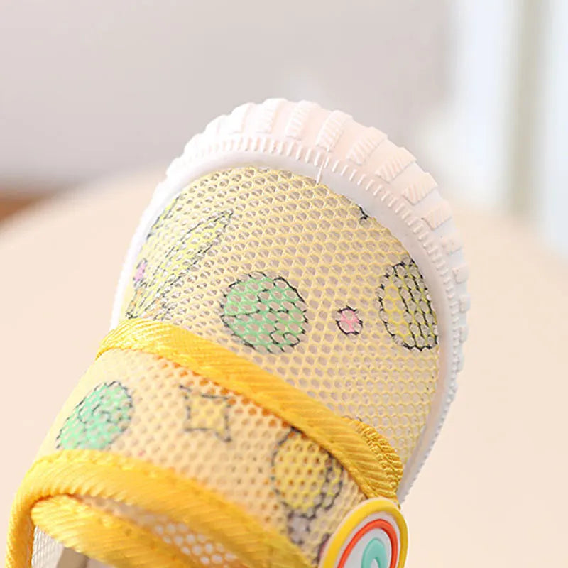 Sneakers Kids Baby Shoes Children's Mesh Walking Shoes 2023 New Male Baby Shoes Girls' Casual Shoes Kids Shoes Breathable Shoes