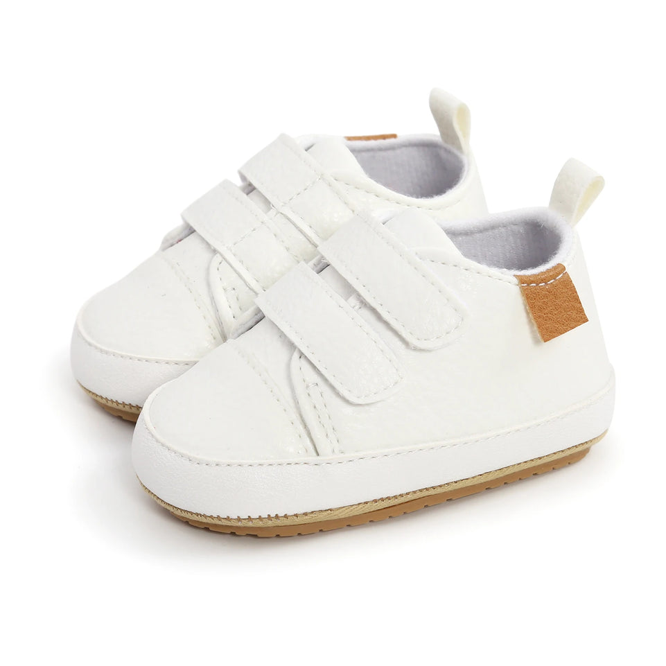 Newborn Baby Non-slip Toddler Shoes Boys Girls Baby Casual Foreign Fashion Baby Shoes Rubber Soft Bottom Shallow Baby Shoes