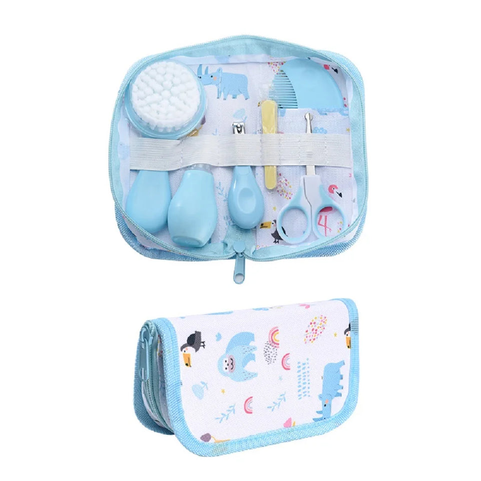 6PCS Baby Care Kit, Children's Hair And Nail Care, Grooming Brush Kit, Scissors, Children's Toiletries