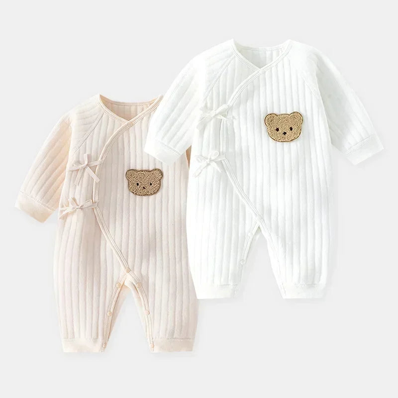 Baby Clothes Spring Autumn Newborn Girls Boys Clothes Knitting Overalls for Baby Soft 100 Cotton Long Sleeve Jumpsuit Bodysuit