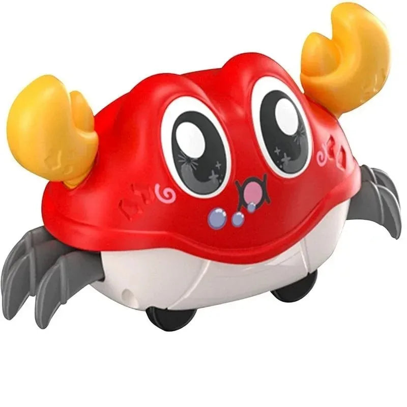 Crawling Crab Tummy Time Walking Dancing Toy Baby Sensory Toy Learning Crawl Gifts Double Force Walking Crawling Toys