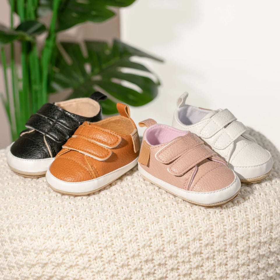 Newborn Baby Non-slip Toddler Shoes Boys Girls Baby Casual Foreign Fashion Baby Shoes Rubber Soft Bottom Shallow Baby Shoes