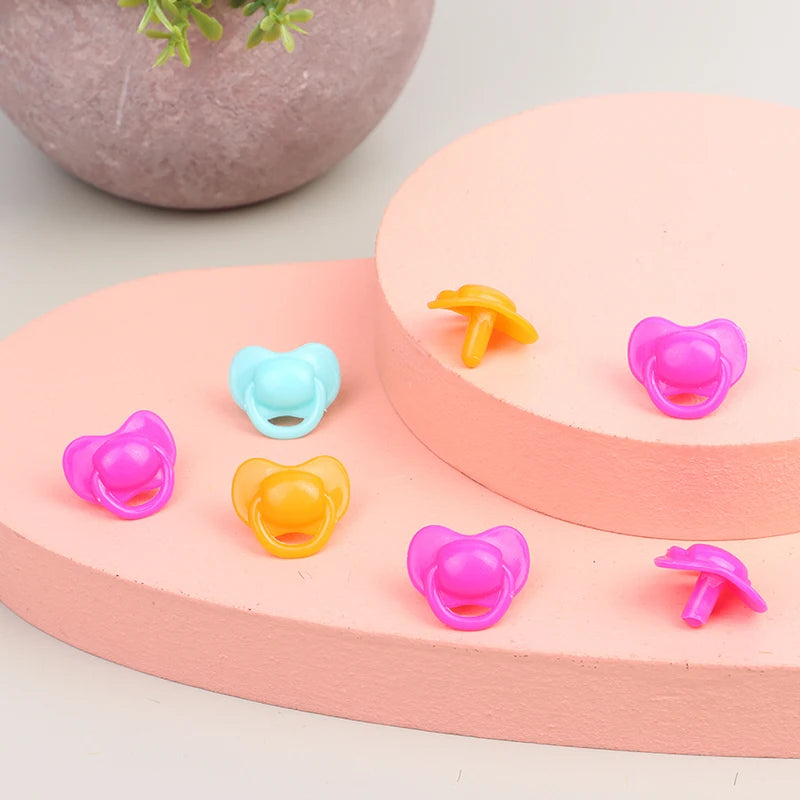 Lovely Mini Doll Pacifier Play House Supplies Dummy Nipples For OB11 BJD Doll Baby Dolls Kids Toy Baby Pacifier Accessories