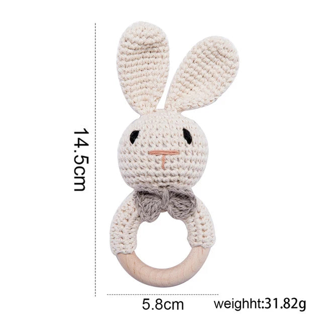 Handmade Rattan Rattles Educational Toys for Kids Crib Mobile Hand Bell Baby Accessories Infant Sensory Toy Baby Teether GIfts