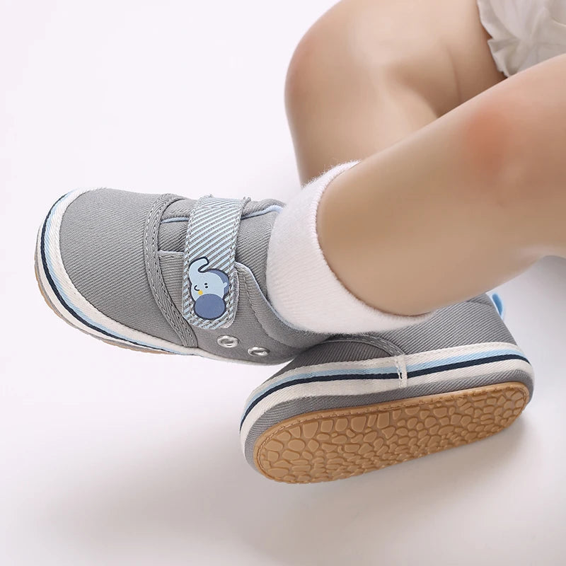 Newborn Baby Shoes Boys' Baby Casual Soft Sole Non slip PU Leather First Walking Shoe Crawling Baby Shoes 0-18 Months