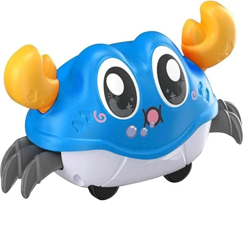 Crawling Crab Tummy Time Walking Dancing Toy Baby Sensory Toy Learning Crawl Gifts Double Force Walking Crawling Toys