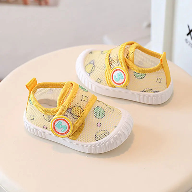 Sneakers Kids Baby Shoes Children's Mesh Walking Shoes 2023 New Male Baby Shoes Girls' Casual Shoes Kids Shoes Breathable Shoes