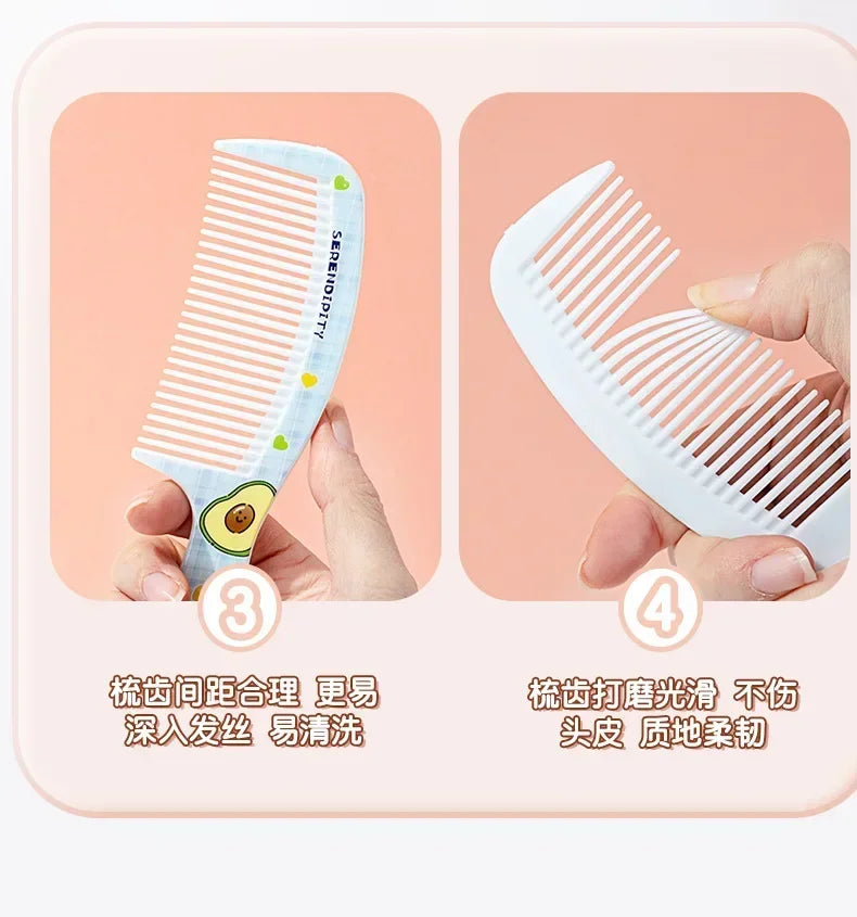 New Portable Untangling Hair Brush Health Care Tools Combs Kids Cute Rabbit Bear Children Hairbrush Comb for Girls Accessories