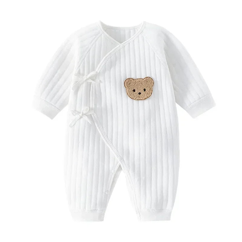 Baby Clothes Spring Autumn Newborn Girls Boys Clothes Knitting Overalls for Baby Soft 100 Cotton Long Sleeve Jumpsuit Bodysuit