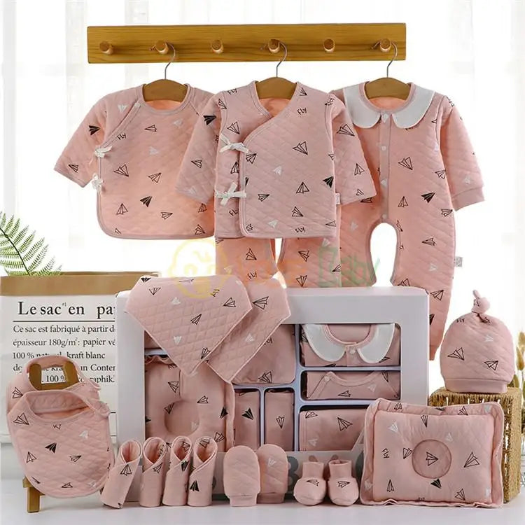 18/22 Pieces Newborn Clothes Baby Gift Pure Cotton Baby Set 0-6 Months Autumn And Winter Kids Clothes Suit Unisex Without Box