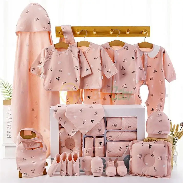 18/22 Pieces Newborn Clothes Baby Gift Pure Cotton Baby Set 0-6 Months Autumn And Winter Kids Clothes Suit Unisex Without Box