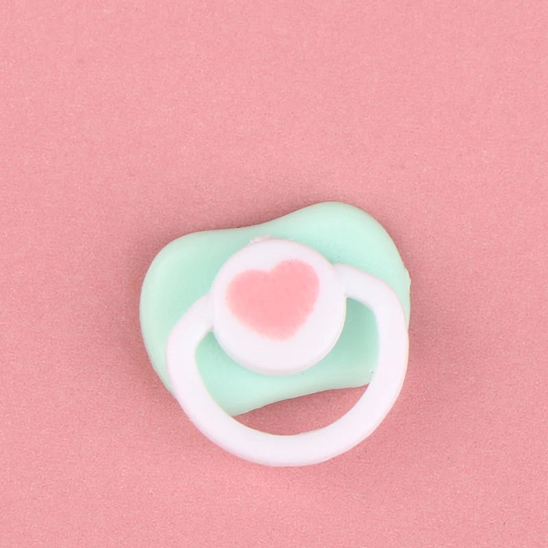 Lovely Mini Doll Pacifier Play House Supplies Dummy Nipples For OB11 BJD Doll Baby Dolls Kids Toy Baby Pacifier Accessories