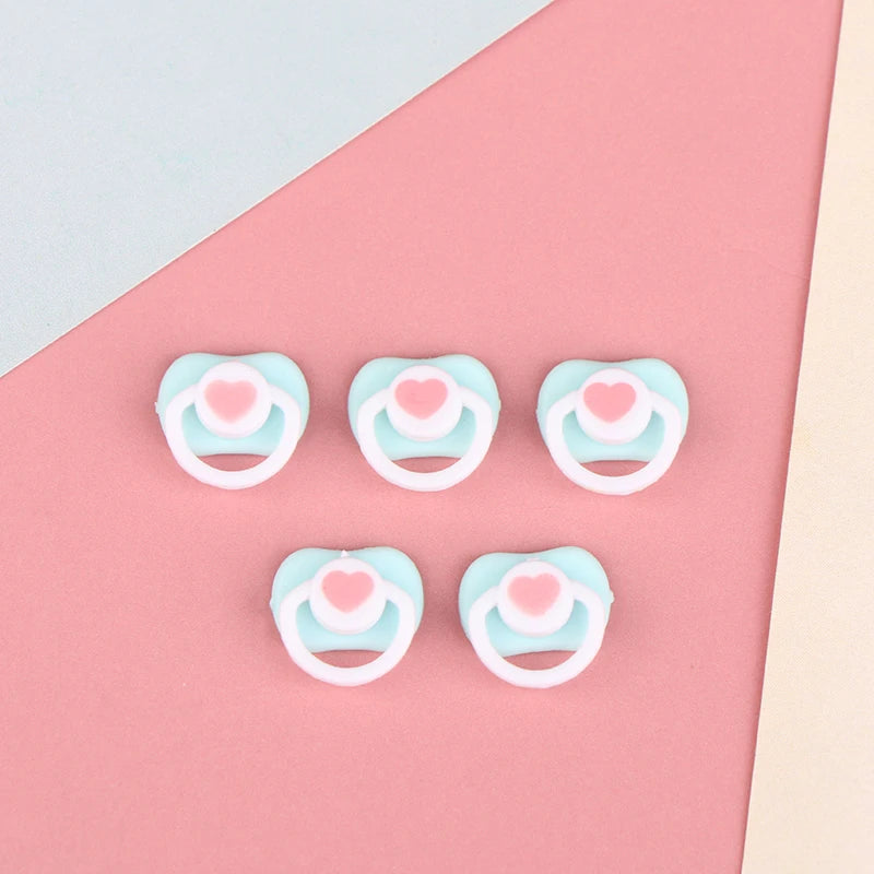 Lovely Mini Doll Pacifier Play House Supplies Dummy Nipples For OB11 BJD Doll Baby Dolls Kids Toy Baby Pacifier Accessories