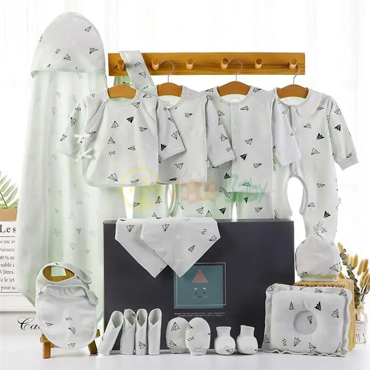 18/22 Pieces Newborn Clothes Baby Gift Pure Cotton Baby Set 0-6 Months Autumn And Winter Kids Clothes Suit Unisex Without Box