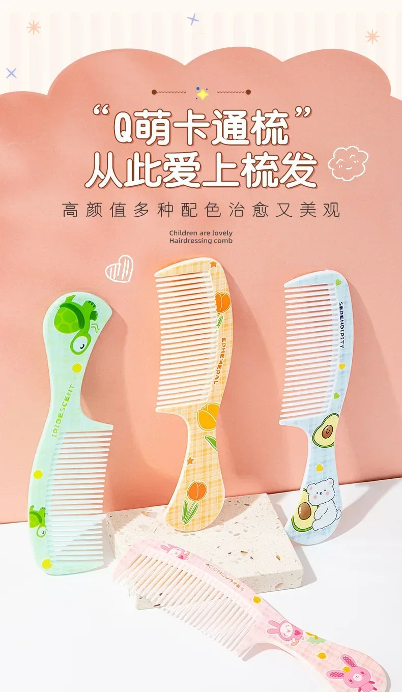 New Portable Untangling Hair Brush Health Care Tools Combs Kids Cute Rabbit Bear Children Hairbrush Comb for Girls Accessories