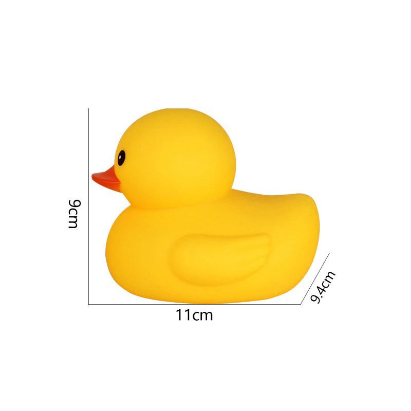 Baby Bath Toys Cute Duck Baby Gift Bathroom Rubber Large Yellow Duck Bathing Playing Water Kawaii Squeeze Float Ducks
