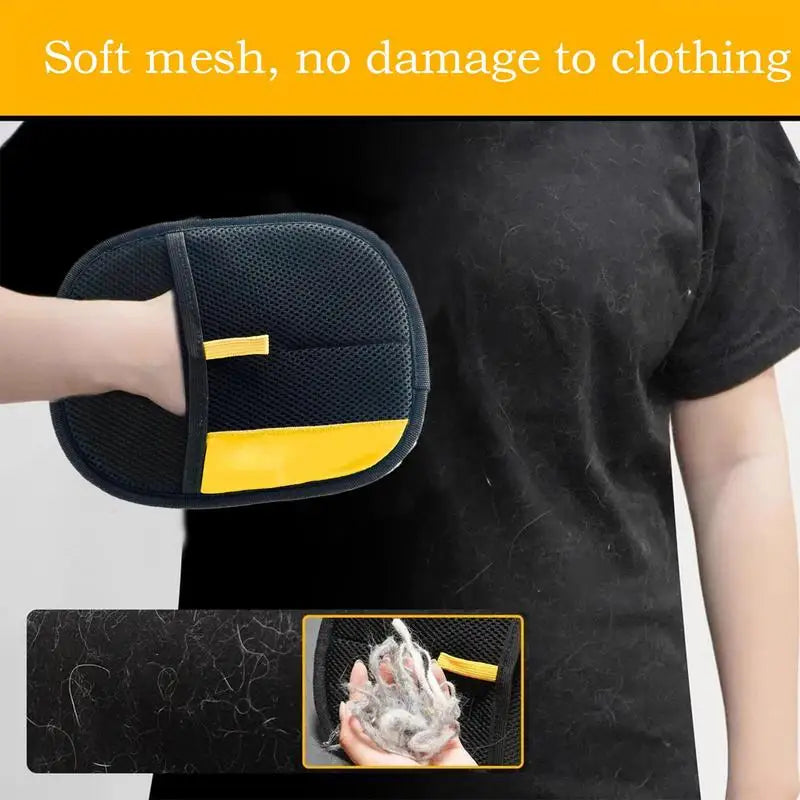 Pet Grooming Gloves Cat Hair Removal Bath Brush Bath Deshedding Cleaning Tool Massage Glove for Dogs Animal