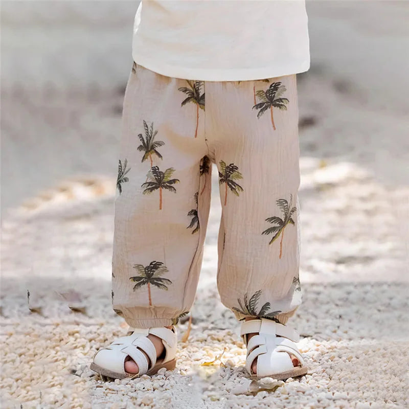 Fashion Printed Kids Baby Clothes Set Summer Organic Cotton Boy Short Sleeve Tshirt + Pant 2Pcs Toddler Boy Clothes