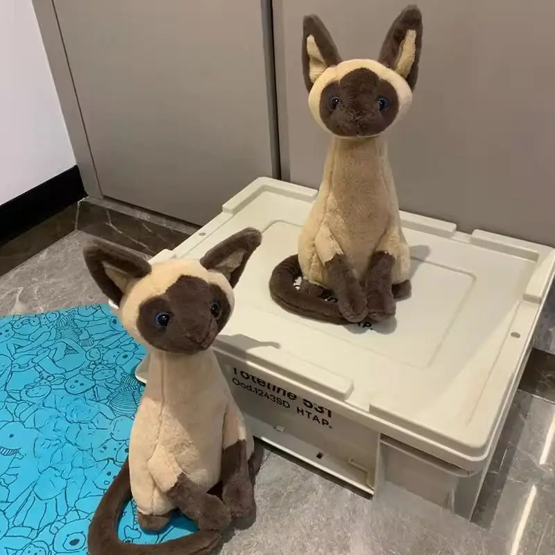 Jellycat with tags Spot Siamese cat cute plush toy baby company soothing doll give friend birthday holiday gift stuffed animal