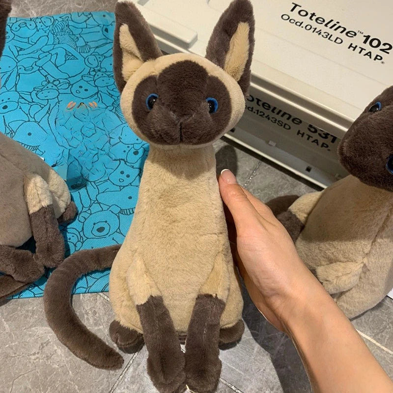 Jellycat with tags Spot Siamese cat cute plush toy baby company soothing doll give friend birthday holiday gift stuffed animal