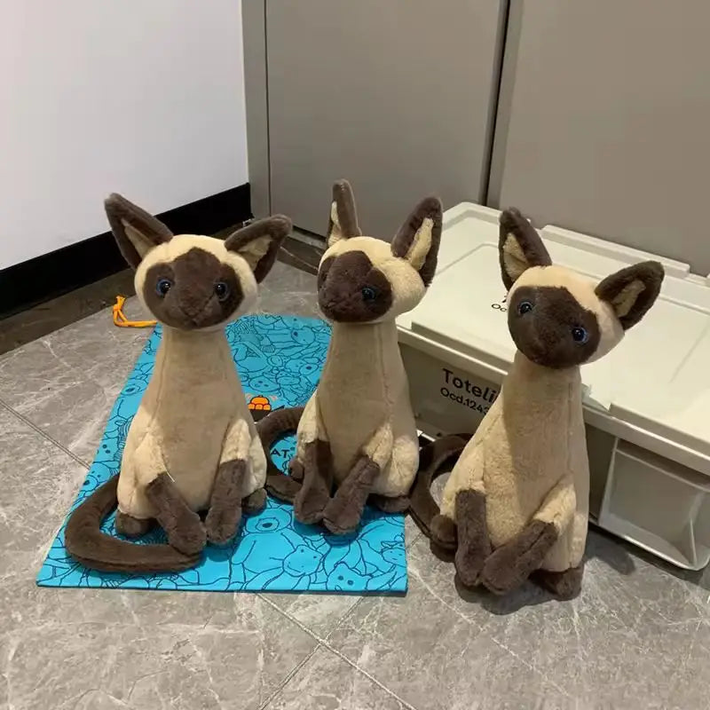 Jellycat with tags Spot Siamese cat cute plush toy baby company soothing doll give friend birthday holiday gift stuffed animal
